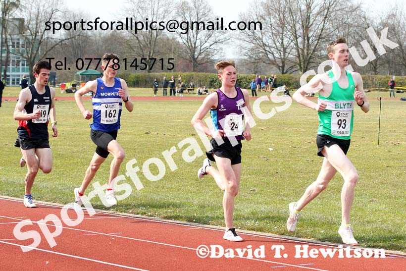 3000 metres, 2021 NECAA Open Graded Meeting, Morpeth. Photo: David T. Hewitson/Sports for All Pics